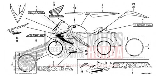 MARK (2) CBR650RAK de 2019